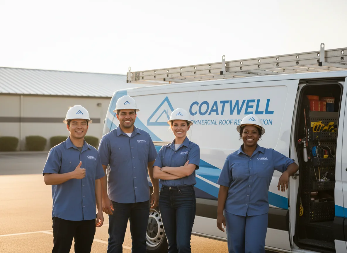 Commercial roof coating company in Dryden, TX